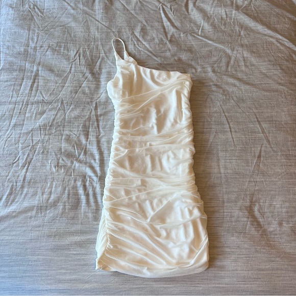 Princess Polly JOCASTA MINI DRESS WHITE - Picture 4 of 5